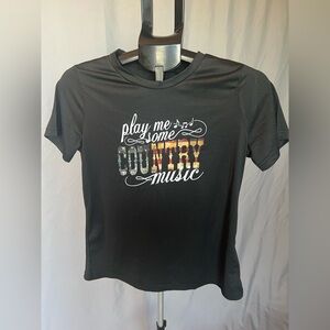 Black Country Music Graphic Tee
